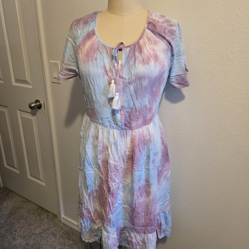 Torrid Pastel Tie-Dye Blouse